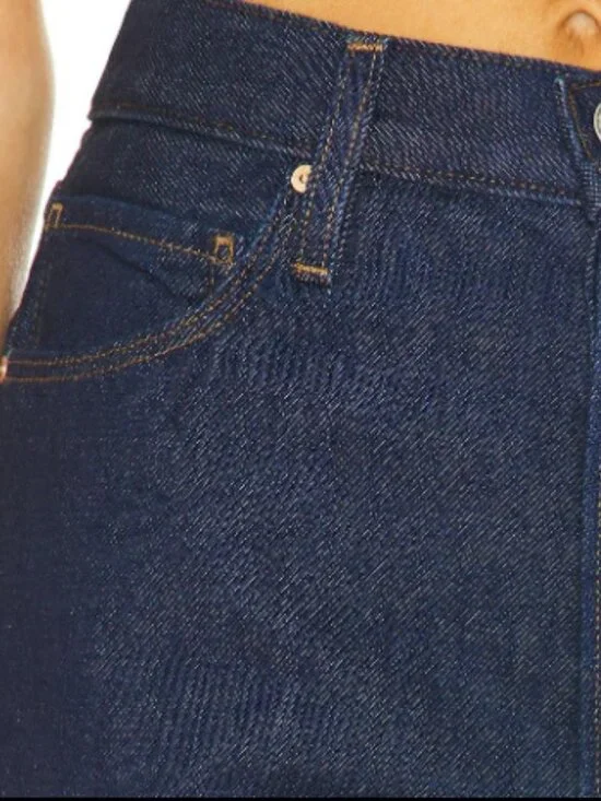 PAIGE DENIM SAWYER WIDE LEG COVERED MADELLA DARK INDIGO WASH JEANS NWT $269 27 W - Picture 5 of 12